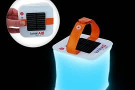 Luce d'emergenza solare lampada energia solare