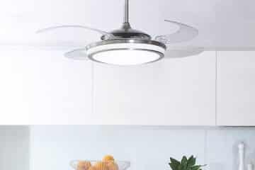 Ventilatore con pale retrattili