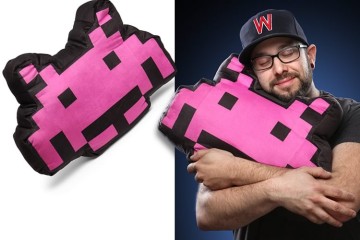 Cuscino Space Invaders