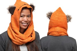 Sciarpa con cappuccio da Ewok sciarpa-ewok