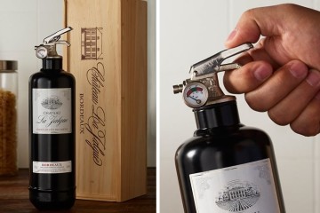 Estintore bottiglia di vino