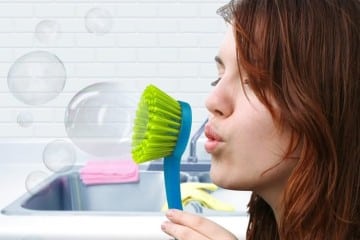 Spazzola per bolle di sapone
