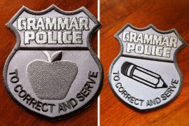 Il distintivo della Grammar Police distintivo-grammar-police