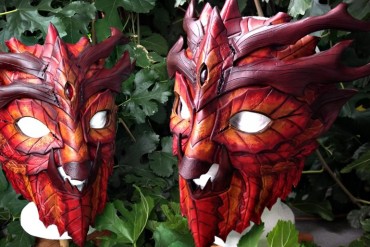 Maschera da druido autunnale