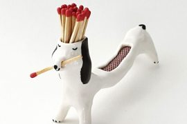 Cagnolino fiammiferaio cagnolino-porta-fiammiferi