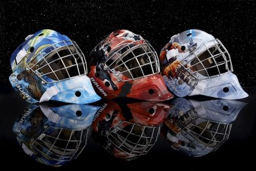 I caschi da hockey di Star Wars