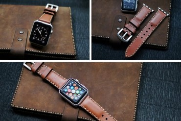 Cinturino in pelle per Apple Watch