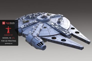 Millennium Falcon per stampante 3D