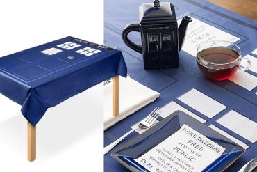 La tovaglia TARDIS