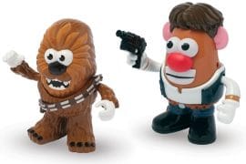 Han Solo e Chewie Potato Head mr-potato-han-solo-e-chewbecca