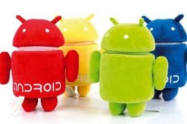 Peluche colorati Android peluche-android