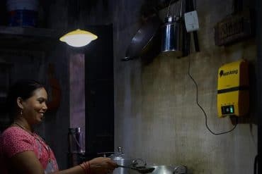 Impianto luci ad energia solare
