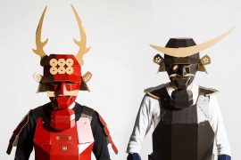 Armature da Samurai in cartone armature-samurai-di-cartone