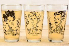 Bicchieri Eroi della scienza bicchieri-scienziati