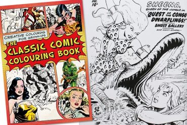 Classic Comic Colouring Book