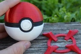 La Pokeball “3D” pokeball-stampata-3d
