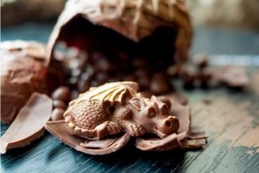Uova di drago di cioccolato