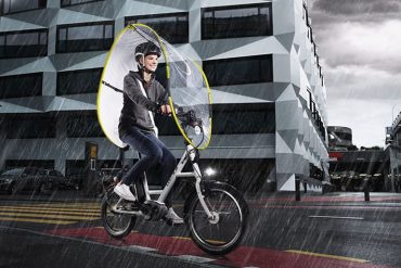 Copertura antipioggia da bici