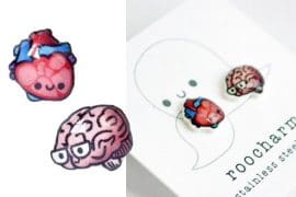 Orecchini Cuore&Cervello orecchini-cuore-cervello