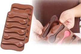 Stampo per cucchiai di cioccolato stampo-cucchiaini-di-cioccolato
