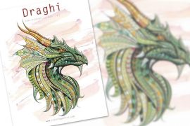 Libro da colorare: draghi libro-da-colorare-draghi