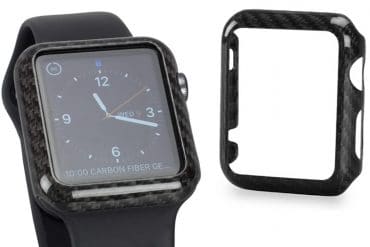 Carbon fiber case per Apple Watch