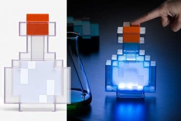 Lampada pozione 8-bit di Minecraft