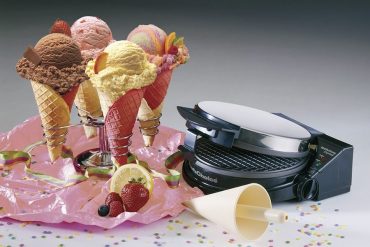 Piastra per coni di waffle