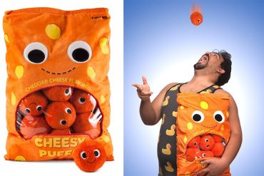 Mega sacco di patatine di peluche