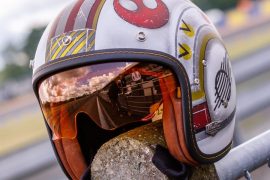 Casco da moto HJC da pilota X-Wing 18722599_556962654691195_4120996531824230400_n