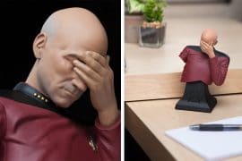 Busto del Capitano Picard Facepalm busto-capitano-picart-face-palm