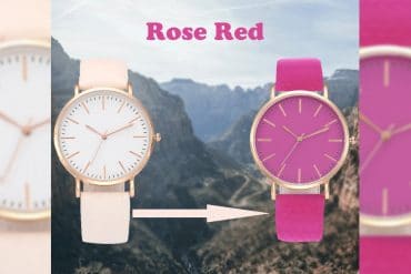 Orologio cambia colore con raggi UV