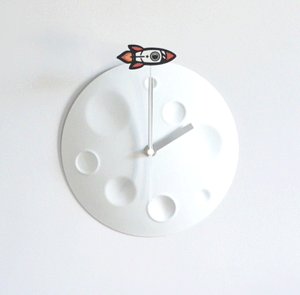 rocket-moon-clock