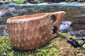 Tazza di legno Kuksa Tazza in legno Kuska