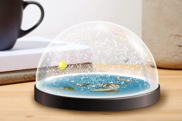 Globo di neve per Terrapiattisti