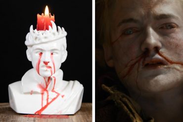 Portacandela Joffrey sanguinante