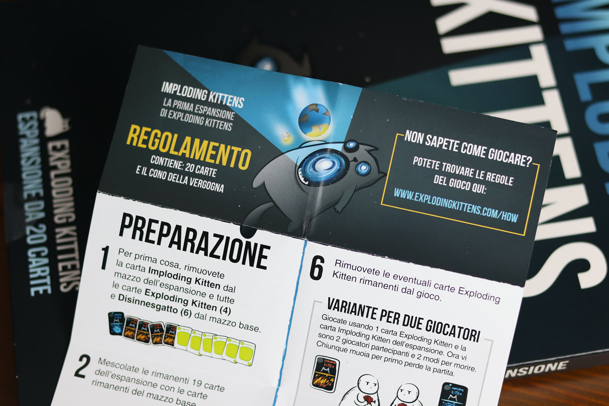 Imploding Kittens: Regolamento