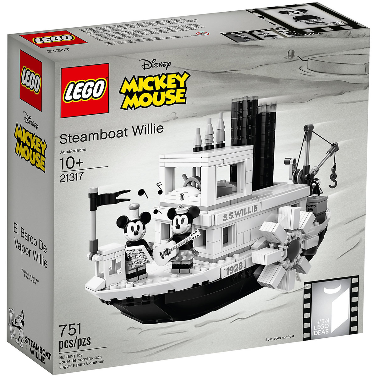 LEGO Ideas: Steamboat Willie (confezione)