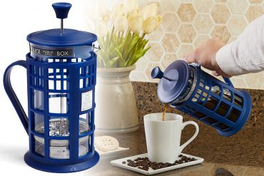 Caffettiera a stantuffo TARDIS