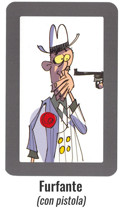 Carta furfante (con pistola)