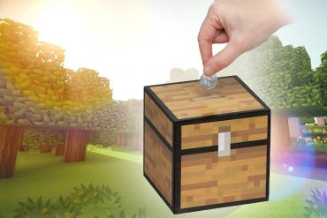 Salvadanaio scrigno di Minecraft
