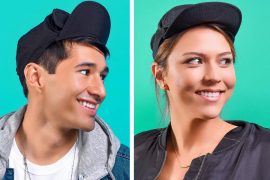 Cappellino con marsupio Cappellino con marsupio
