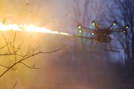 Drone lanciafiamme Drone lanciafiamme