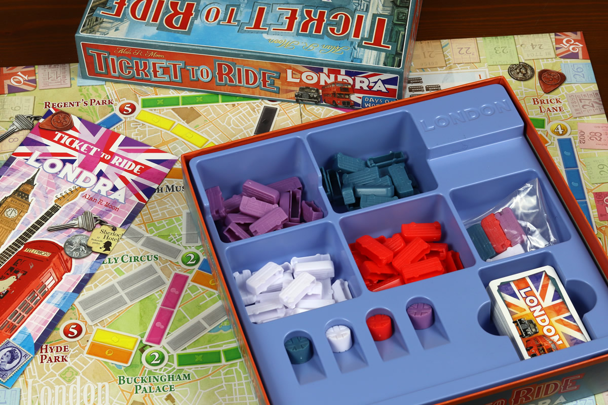 Ticket to Ride Londra (contenuto confezione)