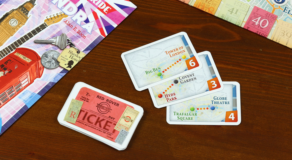 Ticket to Ride Londra: Carte obiettivo