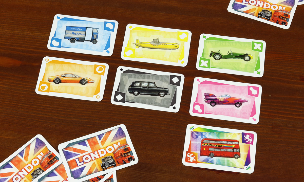 Ticket to Ride Londra: Carte treno