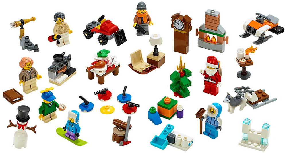 Calendario dell'avvento LEGO 2019 - elenco sorprese