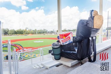 Seggiolino riscaldato da stadio