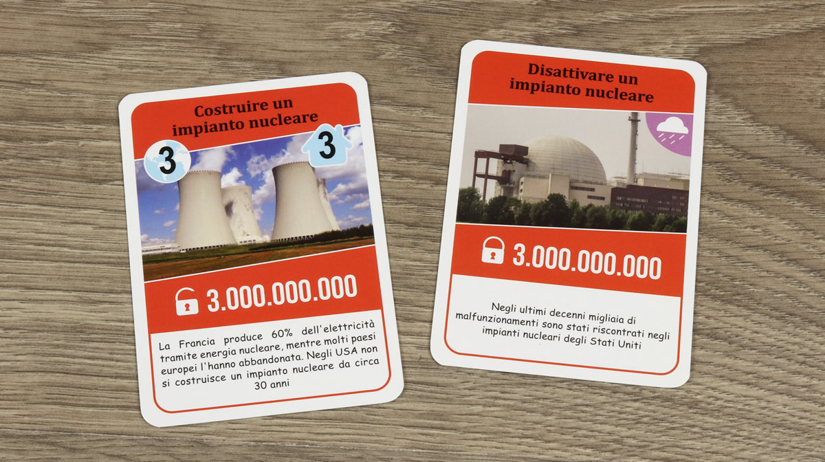 Global Warning - Carte impianto nucleare