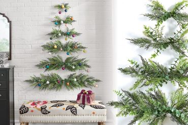 Albero di Natale minimale da parete